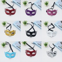 Masker Bola Topeng Pria Tampan Masker Topeng Pria Wanita Masker Setengah Wajah Roma Venesia Alat Peraga Cosplay Pesta Karnaval Halloween
