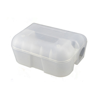 Station d'appât de boîte de rat transparente durable Station d'appât de rongeur de rat humain