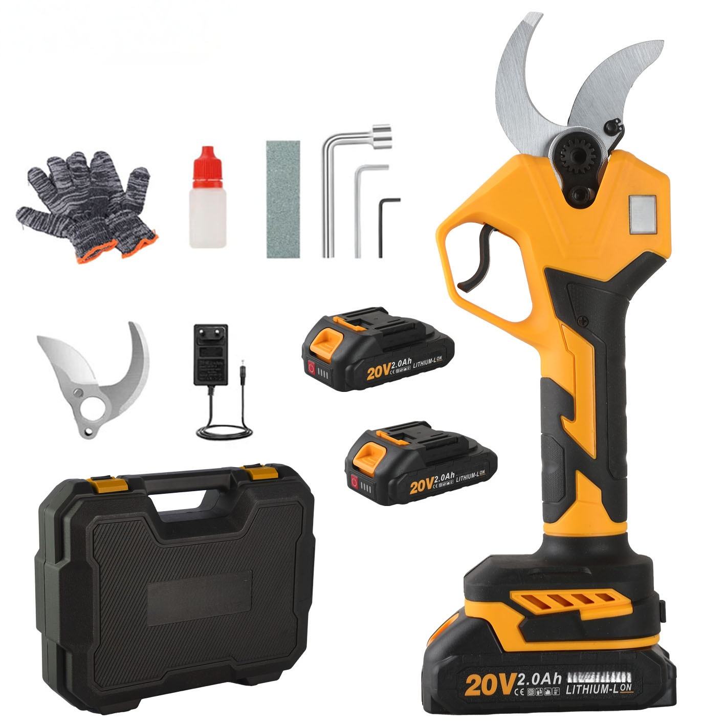 Pruning Shears(two batteries+ one charge)