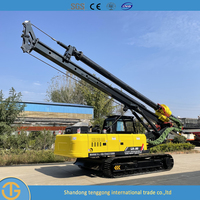 Moteur de foreuse rotative de 15 m DR-90 |   Machine de pose de pieux hydraulique avec moteur Cummins pour chantiers étroits