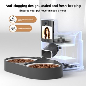 Comedero Inteligente para Mascotas con WiFi y Video de 5L, Cámara de Video HD LCD, Audio Bidireccional, Dispensador Automático de Comida para Perros y Gatos, Doble Recipiente, Aplicación Remota - Product Image 5