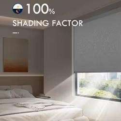Persianas Enrollables Inteligentes Motorizadas con Control por Voz <span class=keywords><strong>de</strong></span> <span class=keywords><strong>Google</strong></span> Home y Alexa, Persianas Zebra para Ventanas con Función <span class=keywords><strong>de</strong></span> Bloqueo <span class=keywords><strong>de</strong></span> Luz WiFi - Product Image 2