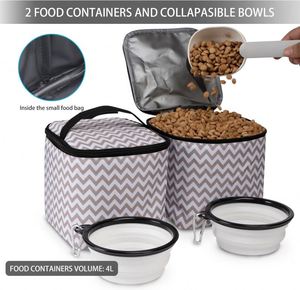 Échantillon Gratuit - Sac de Voyage Portable Homologué Avion avec Fermeture Éclair, Organisateur Multifonction Pliable pour Nourriture pour Chien - Product Image 4