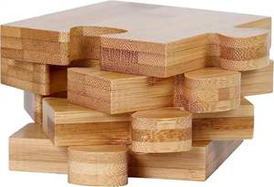 Ensemble de <span class=keywords><strong>sous</strong></span>-verres créatifs en bois de 7 pièces pour boissons, <span class=keywords><strong>sous</strong></span>-verres humoristiques de moutons, <span class=keywords><strong>sous</strong></span>-verres mignons de moutons épissés d'animaux - Product Image 5