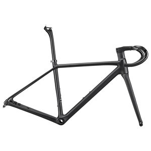 Cadre de vélo de <span class=keywords><strong>route</strong></span> en carbone intégral AIRWOLF YFR039 T1200 Endurance avec axe traversant, frein à disque, avec boîtier de pédalier t47, patte arrière UDH - Product Image 1