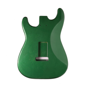 جيتار كهربائي TWT <span class=keywords><strong>GUITAR</strong></span> من خشب الألدر الأمريكي، هيكل STSSSADTMMG، ملف صوتي أحادي، لون أخضر شيروود - Product Image 3