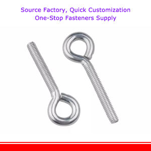 M3 M4 M5 M6 M8 M10 <span class=keywords><strong>M12</strong></span> Acier Galvanisé Mouton Oeil Vis Anneau <span class=keywords><strong>Crochet</strong></span> Anneau Suspendu Anneau Vis Boulon - Product Image 4