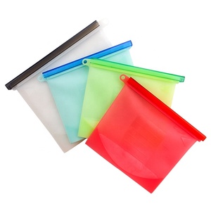 Eco Friendly Vacuum Leakproof Reusable Silicone Food Storage <b>Bags</b> - Product Image 5