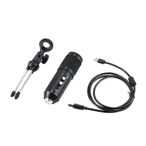 868 nouveau Design Usb condensateur enregistrement Microphone pour YouTube Skype chat chant doublage Microphone de jeu avec Tri Pot