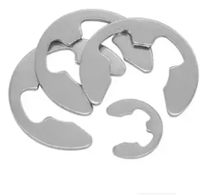 Servizio personalizzato OEM rondelle di ritegno per anelli elastici E in acciaio inossidabile