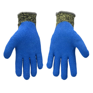 Gants de sécurité résistants aux coupures, antidérapants, en latex + armure hybride, marque Armorgard INXS, <span class=keywords><strong>pour</strong></span> hommes, bleus et noirs, mitaines tricotées à poignet, gants de protection <span class=keywords><strong>pour</strong></span> les mains - Product Image 3