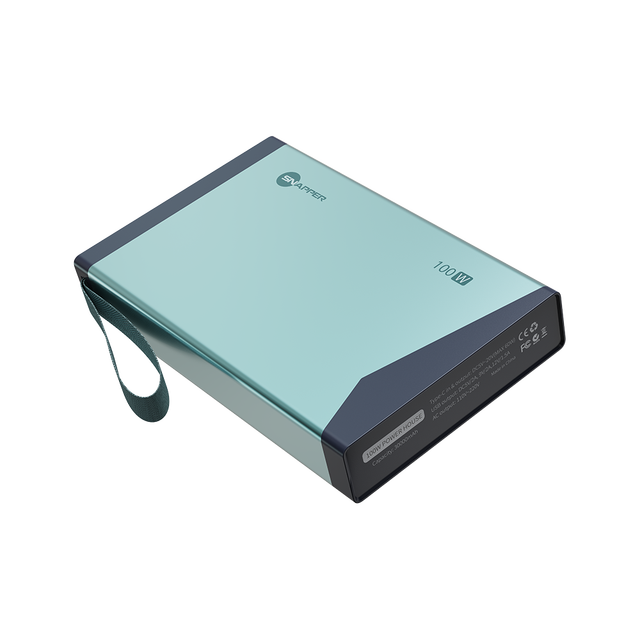100W PD Power Bank 27000-30000mAh, Laptop Charger with 110V AC Outlet High-Capacity Power Bank Input for Laptops for Outdoor Use