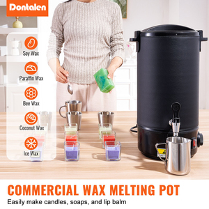 Dontalen 6L Máquina Eléctrica para Hacer Velas y Derretir <span class=keywords><strong>Cera</strong></span> <span class=keywords><strong>de</strong></span> Soja para Uso Doméstico, para Fabricación Artesanal <span class=keywords><strong>de</strong></span> Velas - Product Image 6