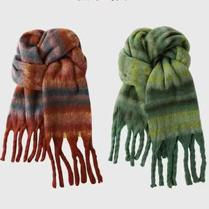 ผ้าพันคอถักปรับได้: ชิ้นแฟชั่นมีพื้นผิวพร้อมผ้าพันคอโพลีเอสเตอร์อบอุ่นในเมืองที่ทันสมัย - Product Image 4