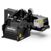 Fraiseuse routière série WLC pour chargeuse, machine à fraiser l'asphalte à décharge latérale, largeur 750 mm avec convoyeur