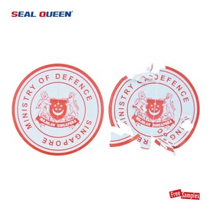 Con dấu nữ hoàng nhà máy OEM ODM tùy chỉnh Vòng chống giả tránh xé vỏ trứng bằng chứng nhãn giả mạo bằng chứng dễ vỡ giấy Sticker - Product Image 2