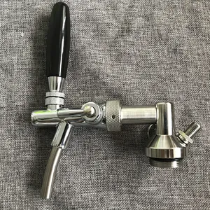 2L de acero inoxidable dispensador de cerveza Mini barril grifo para Homebrew lanza de Growler lanza cuerpo ajuste ajustable grifo de cerveza