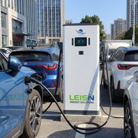 LEISN Chargeur rapide DC pour véhicules électriques 60 kW mural CCS2 GBT CCS1 OCPP 1.6J WiFi APP Station de recharge pour véhicules électriques commerciaux