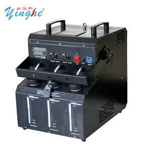 Machine à bulles noire LED RGBW 2 voies 1500W avec télécommande pour mariages - Product Image 5