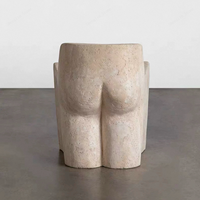 Vente directe du fabricant de tabourets légers de luxe en marbre naturel, tabourets de bar, tabourets d'entrée, tabourets de salon, tabourets de chambre à coucher