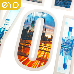 Impression de logos personnalisés <span class=keywords><strong>sur</strong></span> t-shirts EYD, presse à étiquettes, vinyle <span class=keywords><strong>Paris</strong></span>, transfert thermique DTF, silicone, transfert thermique chenille, vêtements à repasser, patchs New York - Product Image 3