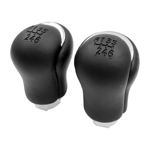 Car <b>Gear</b> <b>Knob</b> 6 Speed Manual Leather Black Ergonomic For Hella <b>Gears</b> - Product Image 4
