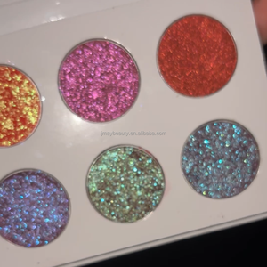 6-Màu DIY Kim Cương Duochrome Bóng Mắt Pallet Tùy Chỉnh Lấp Lánh Kim Loại Vegan Mắt Trang Điểm Long Lanh Multichrome <span class=keywords><strong>Eyeshadow</strong></span> Palette - Product Image 1
