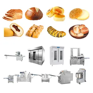 Commerciële Brood Toast Automatische Brood Productielijn Verwerkingsmachine