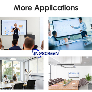 شاشة INGSKREEN تفاعلية ذكية متعددة الوظائف بحجم 55/65/75/85/86 بوصة ودقة 4K فائقة الوضوح للاستخدام التعليمي والمكتبي، مع طبقة حماية عالية التعتيم بتقنية OC - Product Image 5