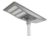 Lampadaire solaire tout-en-un IP66, garantie 5 ans, silicium monocristallin, éclairage LED solaire pour route