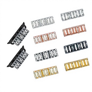 Adaptateur en alliage de zinc pour bracelet de montre, connecteur de bracelet 14 mm 22 mm pour bijoux en diamant - Product Image 2