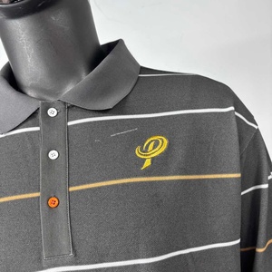 PL851 <span class=keywords><strong>Polo</strong></span> da uomo ricamata in piqué di cotone con Logo personalizzato stampato in maglia da Golf di alta qualità per uomo - Product Image 3