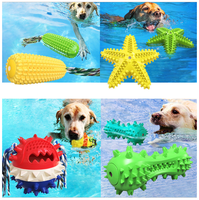 Bâton à mâcher pour chien, accessoires pour animaux de compagnie, jouet pour chien tendance, flottant sur l'eau, jouet qui couine, brosse à dents pour chien