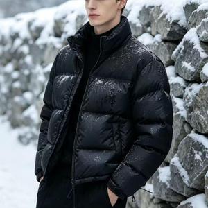 Veste d'hiver légère et chaude, coupe-vent, à capuche, en duvet, 800 g/m², pour zones froides - Product Image 3