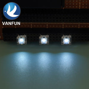 Lumière de moto VanFun <span class=keywords><strong>Piranha</strong></span> à LED blanche 395nm 4000-5000mcd 120, à traversée de trou, 3.0-3.4V, courant élevé, dessus plat 5mm, Super Flux - Product Image 4