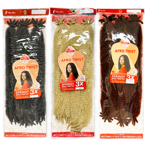 Extensions de cheveux <span class=keywords><strong>afro</strong></span> torsadés bouclés 205g pour tresses africaines pour femmes - Fournisseurs Dropshipping - Product Image 1