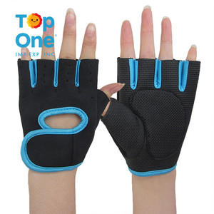 Guantes de gimnasio profesionales Top One para levantamiento de pesas muñequeras de neopreno de alta calidad para entrenamiento físico al aire libre - Product Image 1