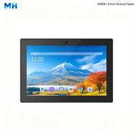 Tablette industrielle Android 8 pouces RK3576S avec écran tactile capacitif projectif 10 points, montage mural, Ethernet PoE, en stock SN808