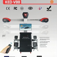 Dernière machine d'alignement de roues 3D PRO 5G, aligneur de roues de voiture entièrement automatique, alignement des quatre roues V6 220 tr/min, équilibrage des roues jusqu'à 75 kg