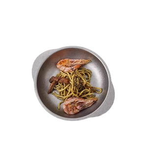 Moderno casa campeggio cena piatto per Snack Barbecue preparazione di frutta 304 acciaio inossidabile a doppia orecchie per feste - Product Image 5