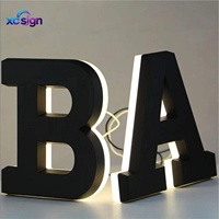 Enseigne lumineuse personnalisée haut de gamme avec logo rétroéclairé, IP65, LED, métal, 3D, transformateur AC, compatible Homekit, télécommande, XC SIGN, garantie 1 an