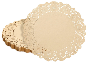 Servilletas <span class=keywords><strong>de</strong></span> Papel Redondas Blancas Desechables Antigrasa al por Mayor 2026 <span class=keywords><strong>de</strong></span> 4'', 5'', 6'', 8.5'', 9.5'', 11.5'' <span class=keywords><strong>con</strong></span> Encaje para <span class=keywords><strong>Mesa</strong></span>, Pasteles y Café - Product Image 5