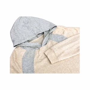 T-shirts à capuche sans boutons en coton ignifuge FR4117Khaki 4,5 OZ, vêtements de sécurité ignifuges avec tissu contrastant - Product Image 5