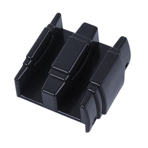 Rail coulissant en verre pour cabine de douche Juwoya, en plastique argenté et noir, avec conception anti-basculement et anti-collision pour baignoire - Product Image 4