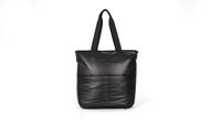 TINYAT Sac fourre-tout femme léger et moelleux Sac fourre-tout Sac bandoulière Voyage Travail Sac à main Noir Sacs à main pour femmes