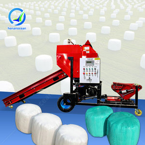 OCEAN Machine à ensiler automatique diesel pour fourrage, herbe verte et foin, petite ensileuse de foin ronde - Product Image 1