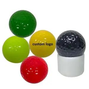 Wholesale 2/3/4 Layer Golf Balls 6 Pcs Special Mini Sport Assorted Colored Practice Golf Ball Set