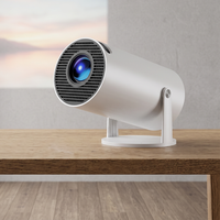Mini projecteur LCD portable Android 11, mise au point automatique, résolution native 720P, WiFi 6, 130 lumens, 8 Go de stockage, LED, divertissement à domicile
