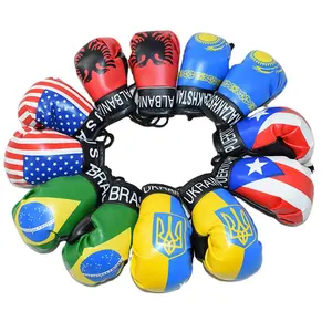 Custom design boxing glove keychain fight club boxing keyring WBA WBC IBF WBO WPBF AIBA souvenir Boxing match memorabilia