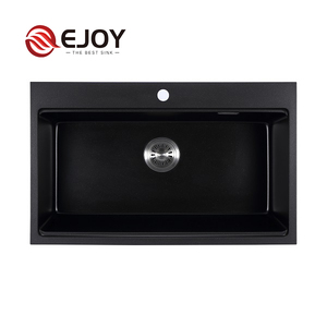 Foxejoy — évier de cuisine <span class=keywords><strong>en</strong></span> <span class=keywords><strong>pierre</strong></span> naturelle, fait à la main, évier de haute qualité FQ815 - Product Image 2